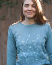 Load image into Gallery viewer, Women&#39;s sweatshirt | green teal
