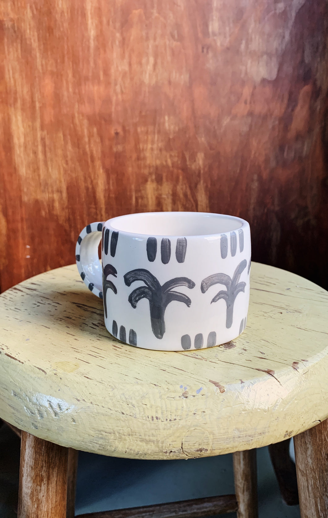 Palm tree mug