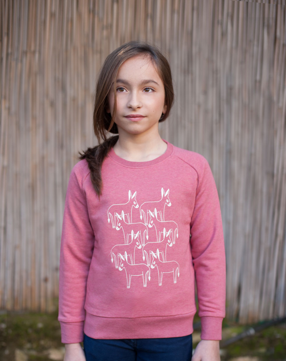 Kids sweatshirt | cranberry