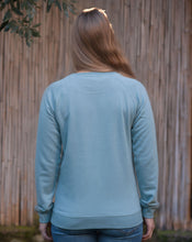 Load image into Gallery viewer, Women&#39;s sweatshirt | green teal
